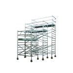 Aluminium rolsteiger met maximale stahoogte 1,45 meter